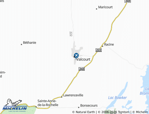 Mapa MICHELIN Valcourt - ViaMichelin