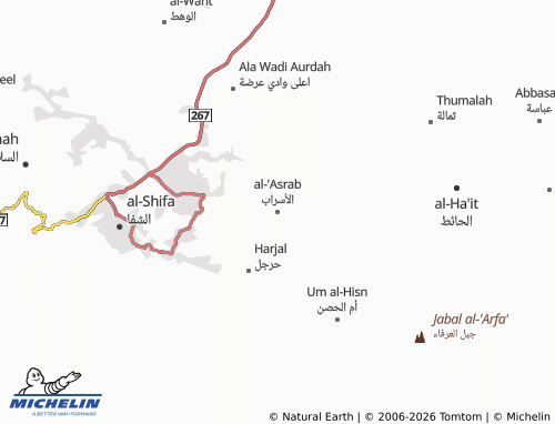 Carte MICHELIN al-'Asrab - ViaMichelin