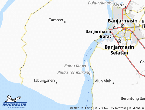 Kaart MICHELIN Sungai Teras Dalam - ViaMichelin