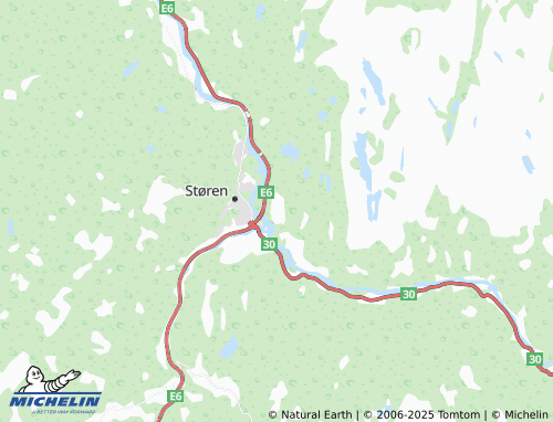 MICHELIN Frøset map - ViaMichelin