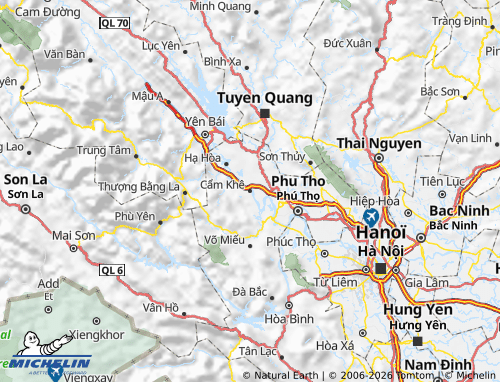 MICHELIN-Landkarte Cẩm Khê - ViaMichelin