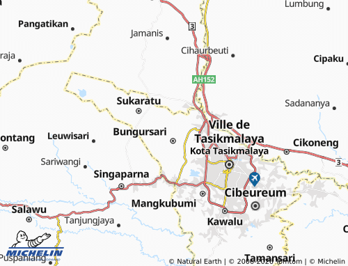 MICHELIN Sukalaksana map - ViaMichelin