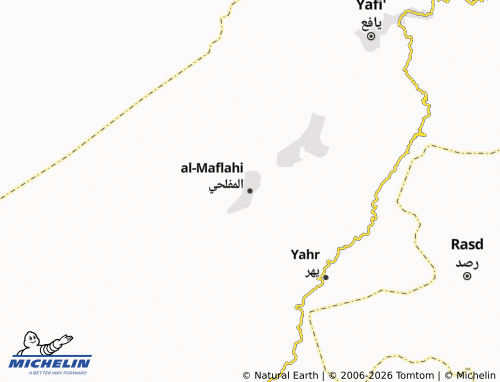 Kaart MICHELIN al-Maflahi - ViaMichelin