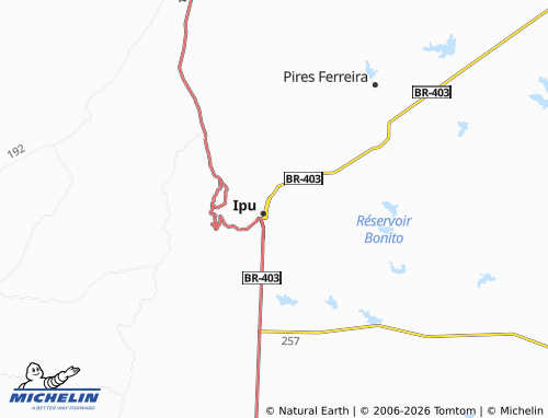 Mapa MICHELIN Canudos - ViaMichelin