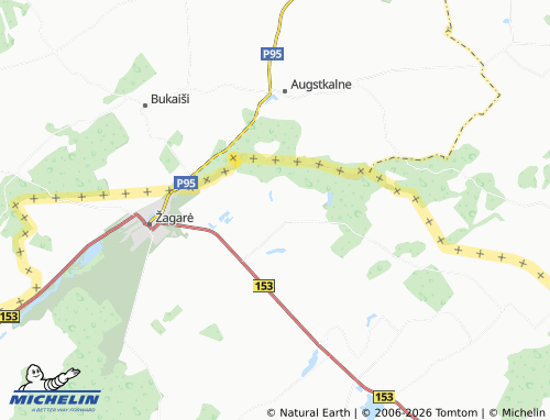 Mappa MICHELIN Daukšiai - ViaMichelin