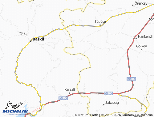 MICHELIN Karagedik map - ViaMichelin
