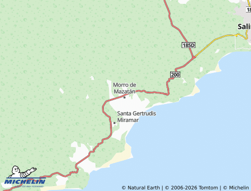 Mapa MICHELIN Morro Mazatán - ViaMichelin