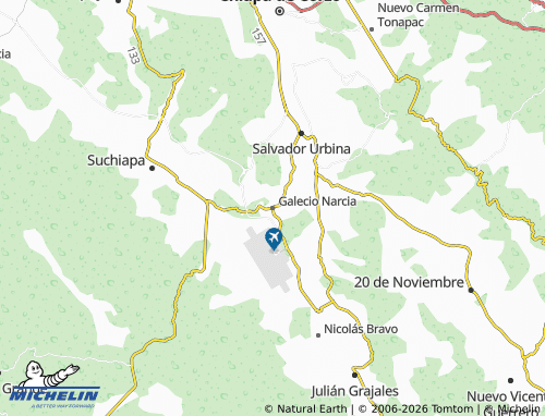 MICHELIN Galecio Narcia map - ViaMichelin