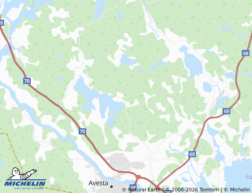 MICHELIN-Landkarte Knutsbo - ViaMichelin
