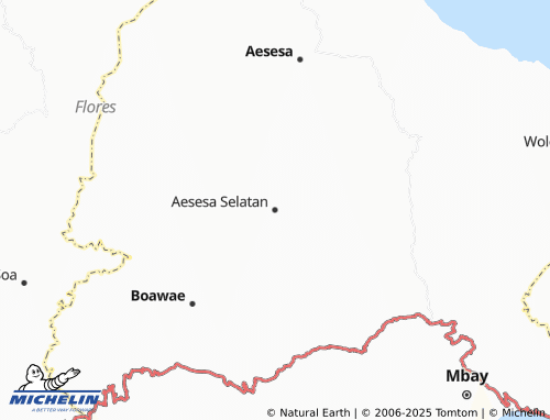 MICHELIN Aesesa Selatan map - ViaMichelin
