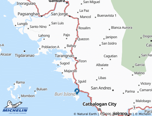 MICHELIN Tarangnan map - ViaMichelin