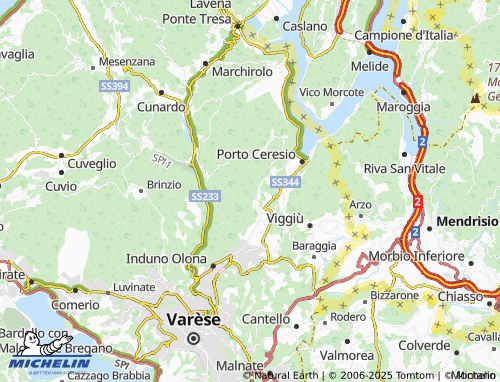 MICHELIN Pogliana map - ViaMichelin