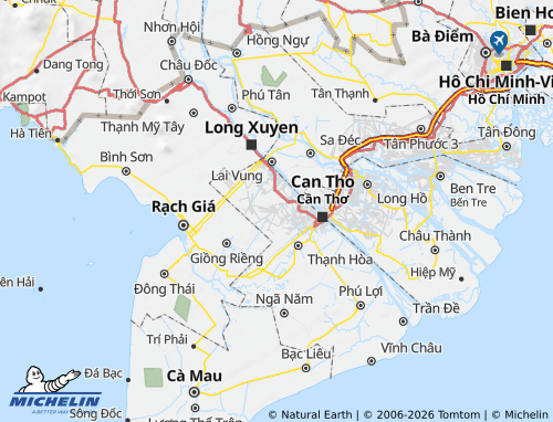 Kaart MICHELIN Thới Lai - ViaMichelin
