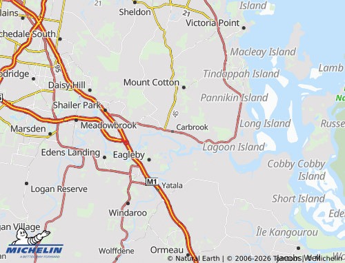 Mapa MICHELIN Carbrook - ViaMichelin