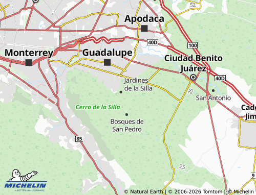 Mappa MICHELIN Lomas de Santa Mónica Segundo Sector - ViaMichelin
