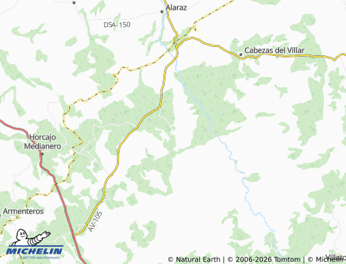 MICHELIN Pascualcobo map - ViaMichelin
