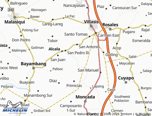 MICHELIN Vacante map - ViaMichelin