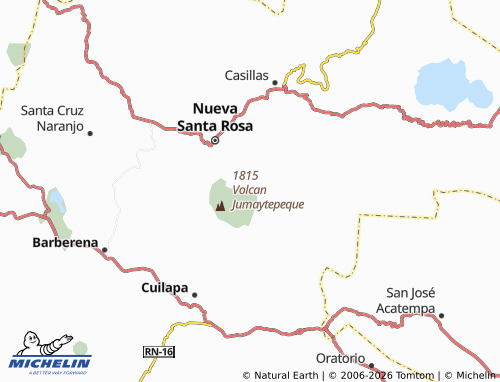 Mappa MICHELIN Jumaytepeque - ViaMichelin