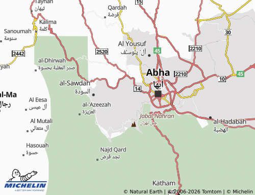MICHELIN-Landkarte al-Badla - ViaMichelin