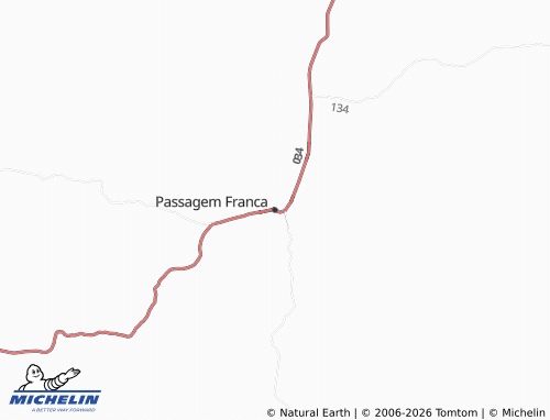 Mapa MICHELIN Passagem Franca - ViaMichelin