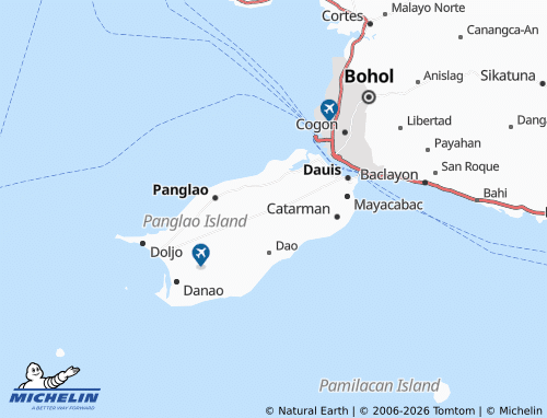 MICHELIN Tinago map - ViaMichelin
