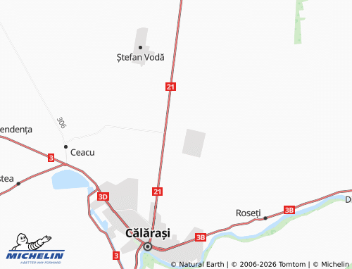 MICHELIN Stoenești map - ViaMichelin