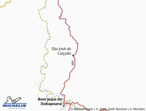 Mapa MICHELIN São José do Calçado - ViaMichelin