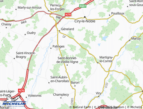 Mappa MICHELIN Fougère - ViaMichelin