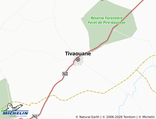 Mapa MICHELIN Tivaouane - ViaMichelin