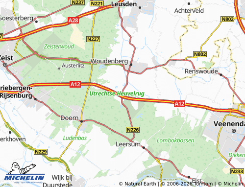 Carte MICHELIN Maarsbergen - ViaMichelin