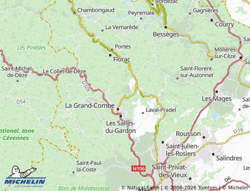 MICHELIN Les Casernes map - ViaMichelin
