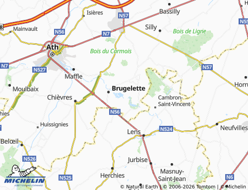 MICHELIN Bollignies map - ViaMichelin