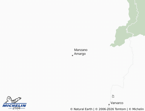 Mappa MICHELIN Manzano Amargo - ViaMichelin
