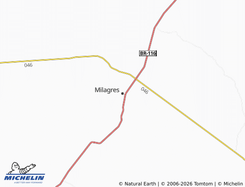 Mapa MICHELIN Milagres - ViaMichelin