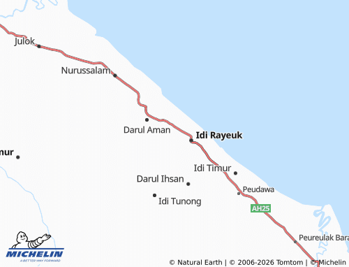 MICHELIN Buket Juara map - ViaMichelin