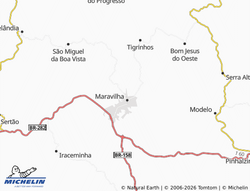Mappa MICHELIN Progresso - ViaMichelin