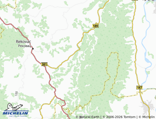 Carte MICHELIN Beočić - ViaMichelin