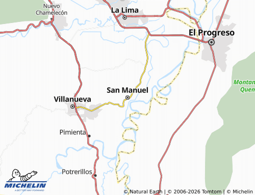 MICHELIN San Manuel map - ViaMichelin