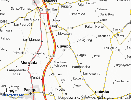 MICHELIN Bulala map - ViaMichelin
