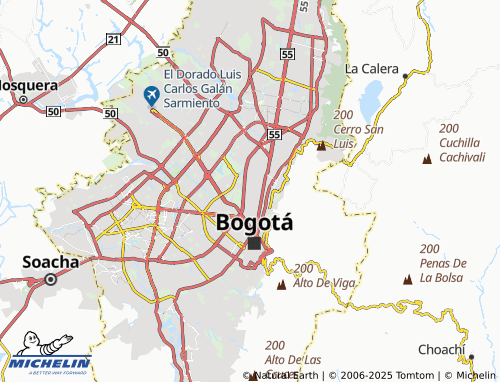 MICHELIN Galerías map - ViaMichelin