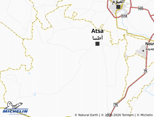 Mappa MICHELIN Ma'joun - ViaMichelin
