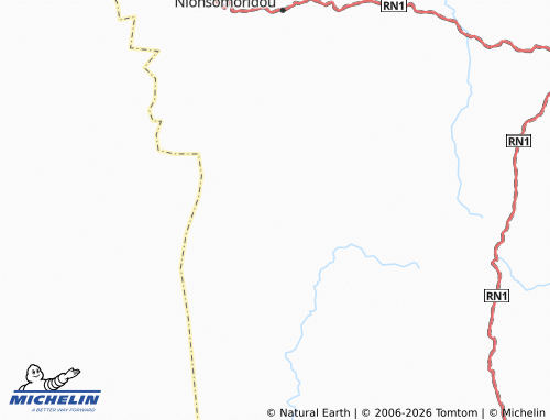 MICHELIN Morigbadougou map - ViaMichelin