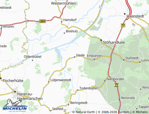 MICHELIN Haale map - ViaMichelin