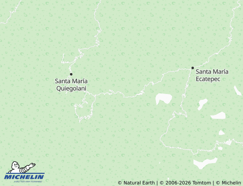 MICHELIN Santo Tomás Teipa map - ViaMichelin