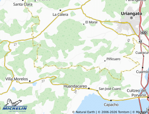 Mapa MICHELIN Los Amoles - ViaMichelin