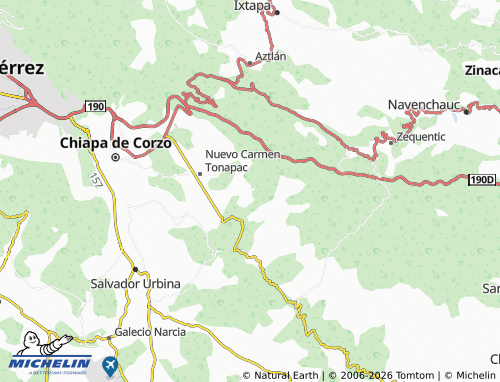 Mapa MICHELIN Nucatili - ViaMichelin
