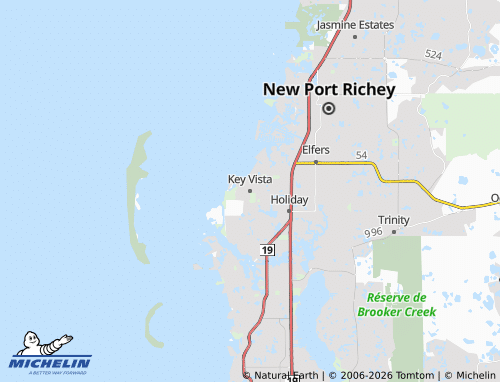 Mapa MICHELIN Key Vista - ViaMichelin