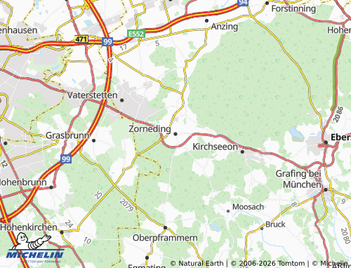 Mappa MICHELIN Zorneding - ViaMichelin