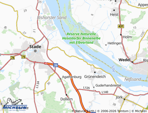 MICHELIN Siebenhöfen map - ViaMichelin