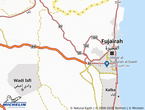 MICHELIN Al Farfar map - ViaMichelin